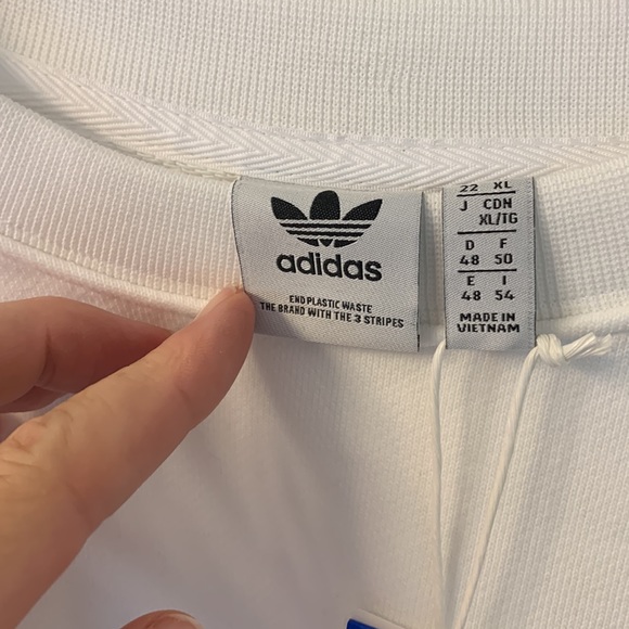 adidas Originals ADICOLOR CLASSICS HIGH SHINE CREW SWEATSHIRT - Picture 9 of 14